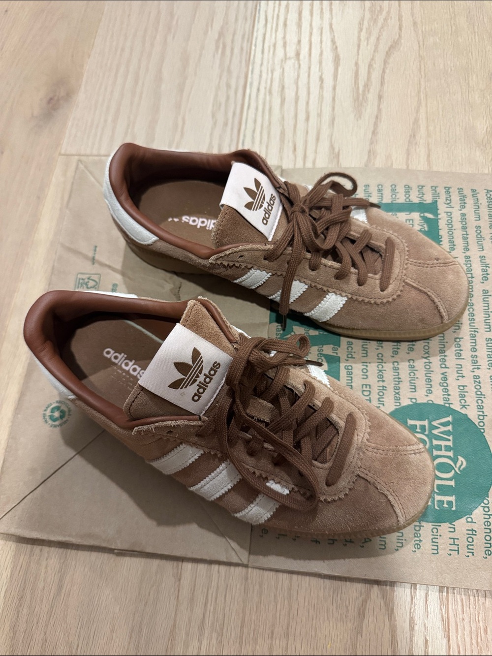 Adidas Originals Bermuda Preloved Brown Sandy Pink - Size 6.5